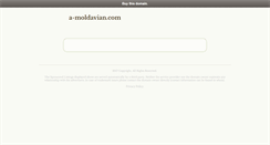 Desktop Screenshot of a-moldavian.com